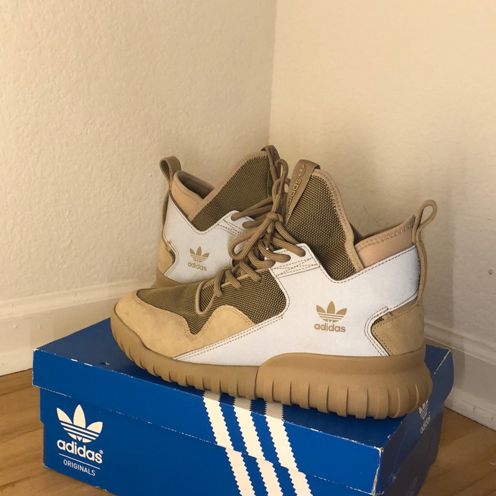 Adidas Tubular X Hemp(Tan) Sz 7.5, 7 1/2